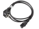 Lanberg Kabel zasilający CEE 7/7 - IEC 320 C13 VDE 1.8M czarny