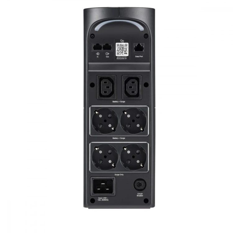 APC Zasilacz awaryjny BGM2200B-GR Back-UPS Pro, 2200VA/1320W, Tower, 230V,        4xSchuko, 2xIEC C13 outlets, RGB Lights, Pure Sine Wave, czarny