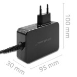 Qoltec Ładowarka PD 120W Turbo | 5-28V | 3-4.5A | USB-C | Czarna