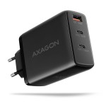AXAGON Ładowarka sieciowa ACU-DPQ100  GaN 100W, 3x port (USB-A + dual USB-C) PD3.0/QC4+/PPS/Apple Czarna