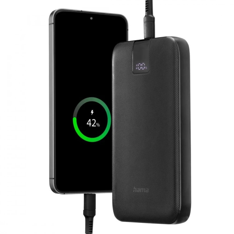 Hama Power pack PD 10000 mAh Antracyt