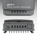 Qoltec Solarny regulator ładowania MPPT z czujnikiem temperatury  20A | 12V / 24V | LCD | 2 x USB