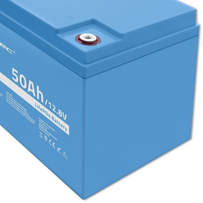 Qoltec Akumulator LiFePO4 Litowo-Żelazowo-Fosforanowy | 12.8V | 50Ah |  640Wh | BMS