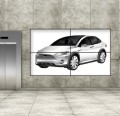 Edbak VWPOPS55-L Uchwyt videowall slim POP-OUT do monitorów 42-55 cali VESA 100x100 - 600x400 42 kg