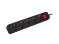 Lanberg Listwa przedłużacz 3m 5x230 c  PS1-05F-0300-BK