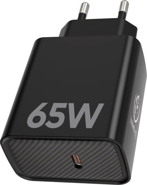 Rebeltec Zasilacz PD65W USB-C uniwersalny do notebooków, smartfonów, tabletów, power banków oraz innych urządzeń z gniazdem zasilającym USB-C