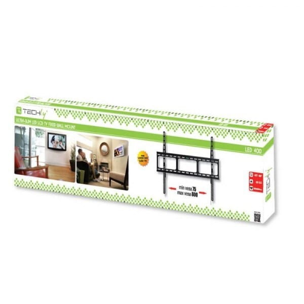 Techly Uchwyt ścienny LCD/LED 42-80cali slim czarny