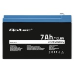 Qoltec Akumulator LiFePO4 Litowo-Żelazowo-Fosforanowy | 12.8V |  7Ah |  89.6Wh | BMS