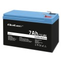 Qoltec Akumulator LiFePO4 | 12.8V | 7Ah | 89.6Wh | BMS