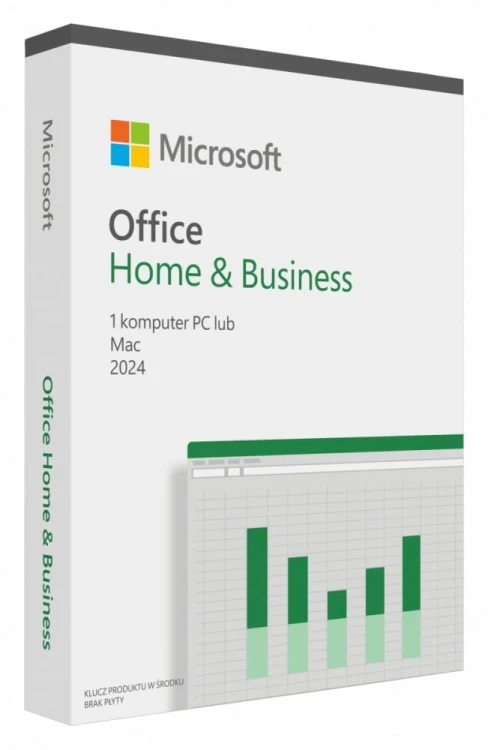 Microsoft Office Home & Business 2024 PL Win/Mac EP2-06675, Zastępuje P/N: T5D-03539