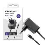 Qoltec Ładowarka Super FAST PD for Raspberry PI 4 | USB-C | 15W | 5V |  3A | Czarna