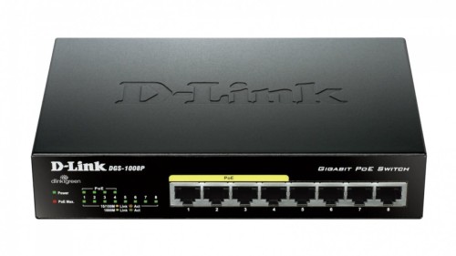 D-Link Switch 8-port  10/100/1000Gigabit Metal Housing Desktop