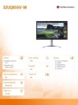LG Electronics Monitor 27 cali 32UQ850V-W UHD