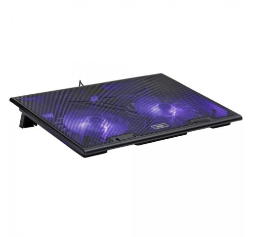 MS Podstawka chłodząca MS COOL D105 LED 2X USB Czarna