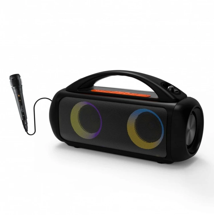 Media-Tech Głośnik POWER AUDIO PRO MT3184 Karaoke/Bluetooth 5.3/TWS/MP3/MicroSD/USB/Jack 6.3/AUX/Equalizer/USB-C/IPX5/RGB/16h/RMS 60W/PMPO 1200W