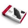 AXAGON HMC-U4 Wieloportowy hub USB 12in1, USB 4.0 40Gbps, 3x USB-A, 2x USB-C, GLAN, HDMI 8K, DP 8K, PD 100W, HQ audio 24bit, UHS II SD/microSD, 80cm U