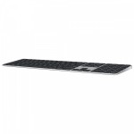 Apple Klawiatura Magic Keyboard z Touch ID i polem numerycznym dla modeli Maca z czipem Apple - angielski (międzynarodowy) - czarne klawisze