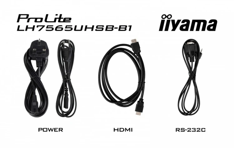 IIYAMA Monitor 75 cali LH7565UHSB-B1, 24/7, IPS, ANDROID 11, 4K, 800cd, iiSignage2, SDM, 2x HDMI, DP, 2x USB,2x 10W, RJ45, WiFi, 4/32GB, PION/POZIOM,