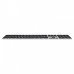 Apple Klawiatura Magic Keyboard z Touch ID i polem numerycznym dla modeli Maca z czipem Apple - angielski (USA) - czarne klawisze