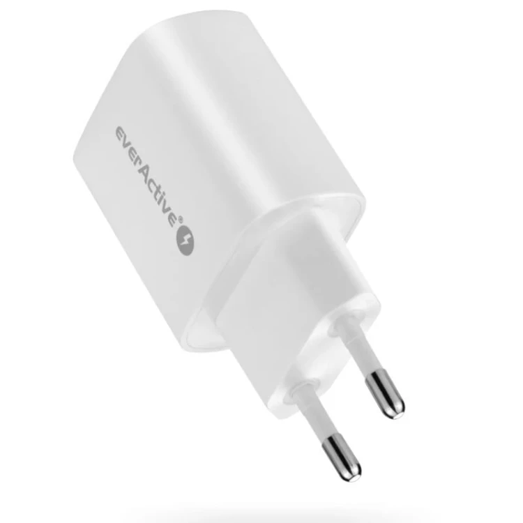 everActive Ładowarka sieciowa 2X USB 2,4A 12W Biała