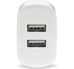 everActive Ładowarka sieciowa 2X USB 2,4A 12W Biała