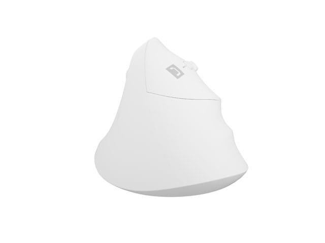 Natec Mysz bezprzewodowa wertykalna Crake 2 BT 5.2 + 2.4GHz biała