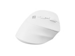 Natec Mysz bezprzewodowa wertykalna Crake 2 BT 5.2 + 2.4GHz biała
