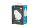 Natec Mysz bezprzewodowa wertykalna Crake 2 BT 5.2 + 2.4GHz biała