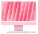 Apple iMac 24 cale: M4 10/10, 16GB, 256GB SSD - Różowy