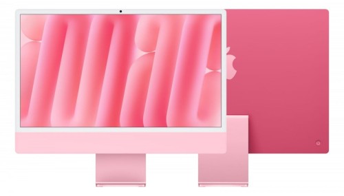 Apple iMac 24 cale: M4 10/10, 16GB, 256GB SSD - Różowy