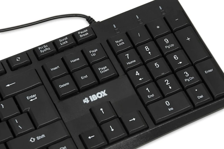 iBOX Klawiatura ERIS Black USB