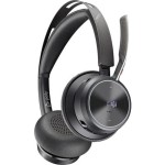 POLY Zestaw słuchawkowy Voyager Focus 2  certyfikatem Microsoft Teams USB-C-C z podstawką ładującą, przejściówka USB-C/A 9T9J6AA
