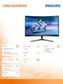 Philips Monitor 27M2C5200W 27 cali Zakrzywiony VA 280Hz HDMIx2 DP HAS