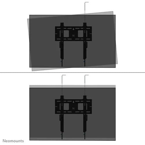 Neomounts Uchwyt ścienny LEVEL-750 (XL, 100 kg, podpórka, blokowana)