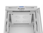 Lanberg Szafa stojąca rack 19 cali 15U 600X600 szara LCD flack pack