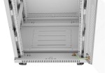 Lanberg Szafa stojąca rack 19 cali 15U 600X600 szara LCD flack pack