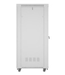 Lanberg Szafa stojąca rack 19'' 42U 800x1000 szara drzwi szkalne flat pack
