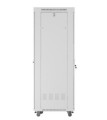 Lanberg Szafa stojąca rack 19 cali 42U 600x800 szara drzwi szklane flack pack
