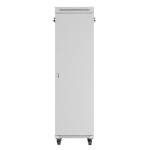 Lanberg Szafa stojąca rack 19'' 42U 600x800 szara drzwi szklane flack pack