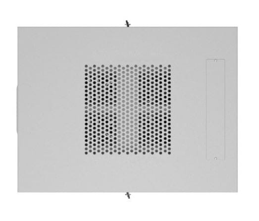 Lanberg Szafa stojąca rack 19'' 22U 600x800 szara drzwi szklane LCD flack pack