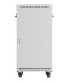 Lanberg Szafa stojąca rack 19 cali 22U 600x800 szara drzwi szklane LCD flack pack