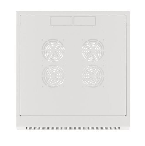 Lanberg Szafa instalacyjna rack wisząca 19 cali 4U 600 szara drzwi szkalne (złożona)