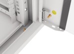 Lanberg Szafa instalacyjna rack wisząca 19 cali 4U 600 szara drzwi szkalne (złożona)