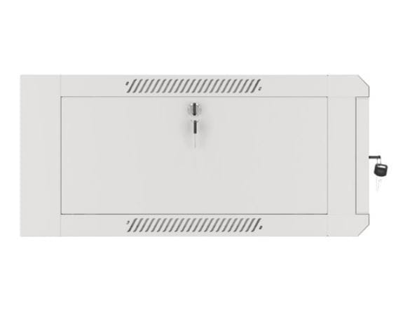 Lanberg Szafa instalacyjna rack wisząca 19 cali 4U 600 szara drzwi szkalne (złożona)
