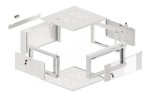 Lanberg Szafa instalacyjna rack wisząca 19 cali 4U 600 szara drzwi szkalne (złożona)
