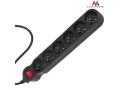 Maclean Listwa zasilająca MCE188 6 gniazd 2300W 5m czarna