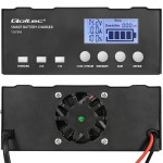 Qoltec Inteligentna mikroprocesorowa ładowarka 12V | 12.6V | 24V |Prostownik z funkcją naprawy do akumulatora AGM GEL LiFePO4 | LCD