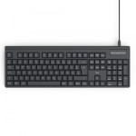 Hama Klawiatura CK-100 przewodowa Czarna
