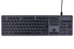 Hama Klawiatura CK-400 przewodowa Czarno-szara