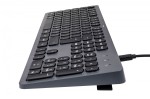 Hama Klawiatura CK-400 przewodowa Czarno-szara